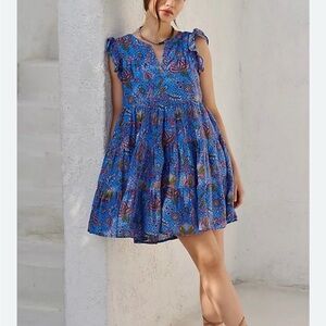 Roller Rabbit Pippa Dress Amanda Star Print size S